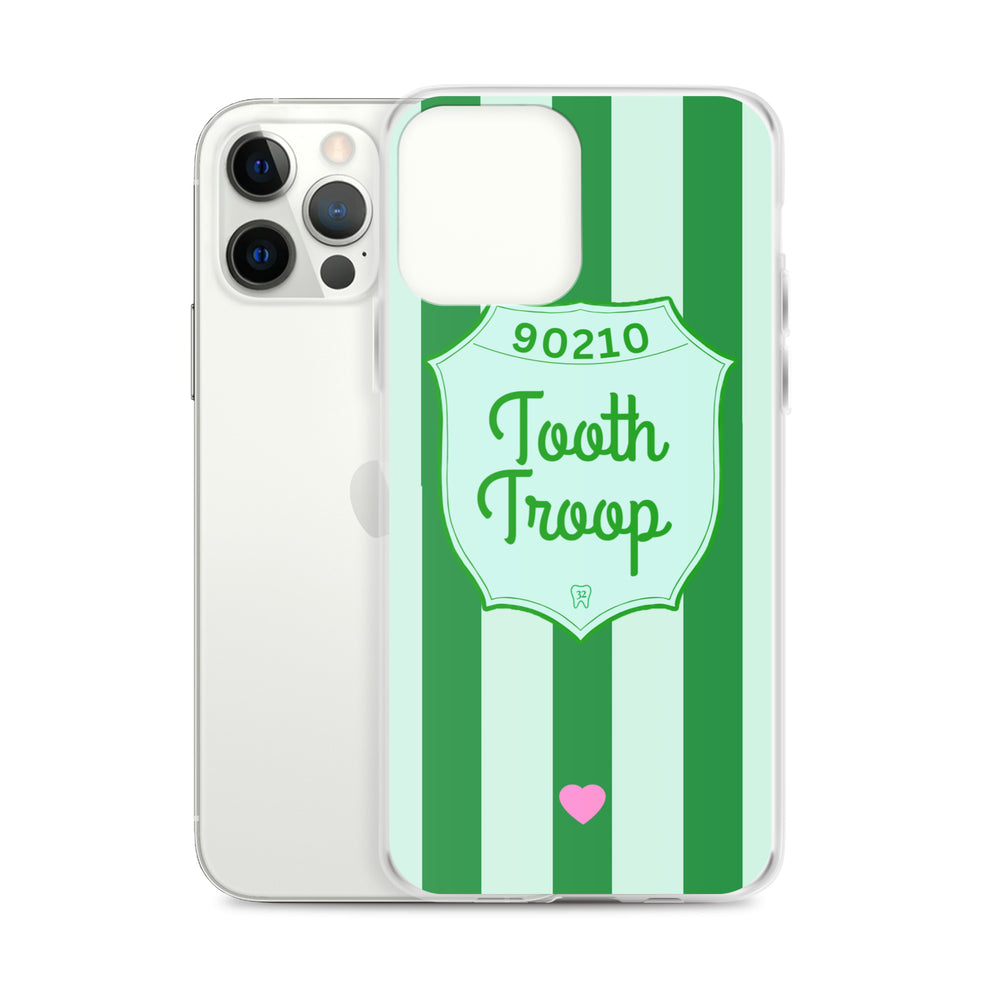 Tooth Troop Stripe Clear Case for iPhone®