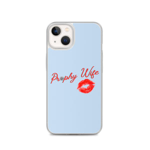 
            
                Load image into Gallery viewer, Prophy Wife in Something Blue Clear Case for iPhone®
            
        