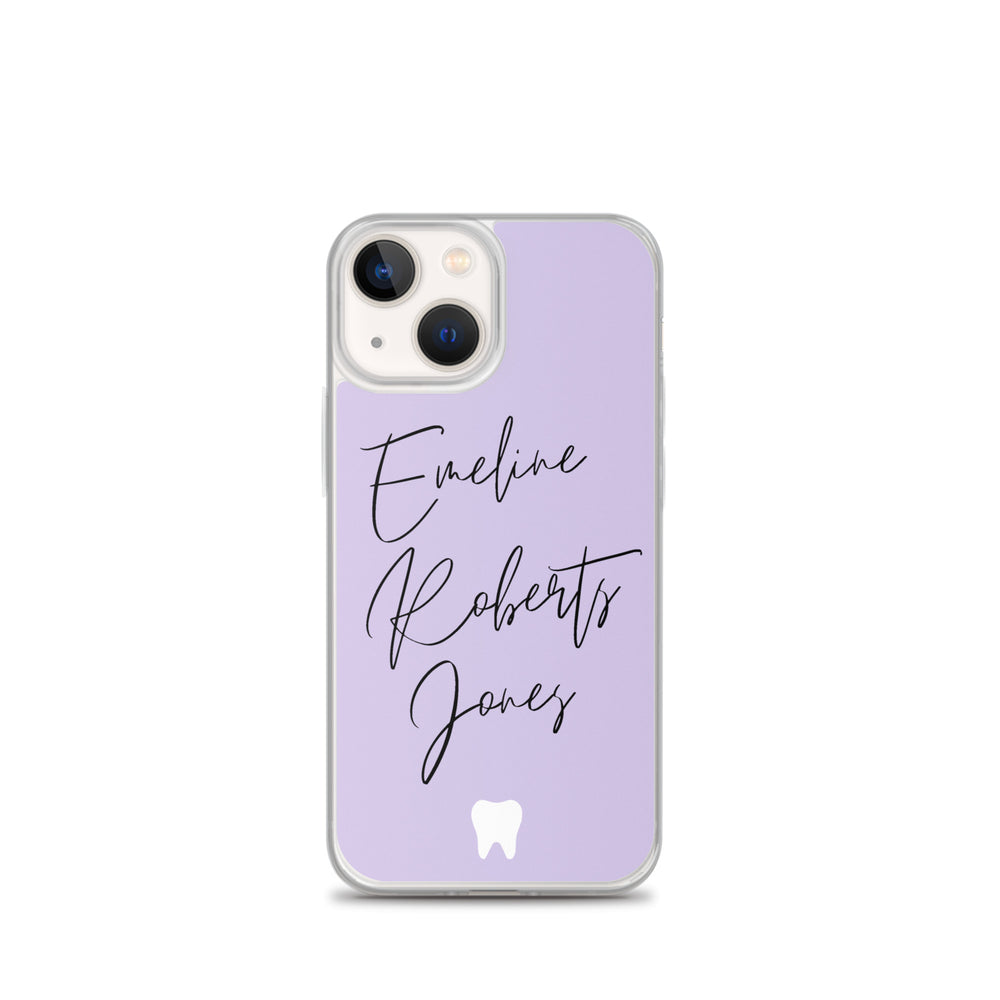 
            
                Load image into Gallery viewer, Emeline Roberts Jones Lavender Clear Case for iPhone®
            
        