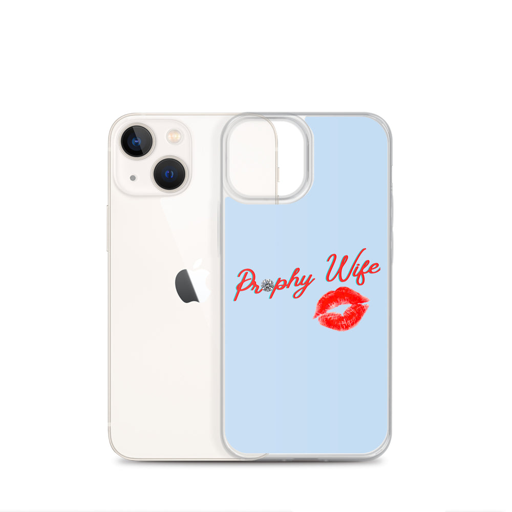 Prophy Wife in Something Blue Clear Case for iPhone®