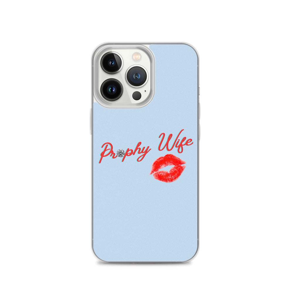 Prophy Wife in Something Blue Clear Case for iPhone®