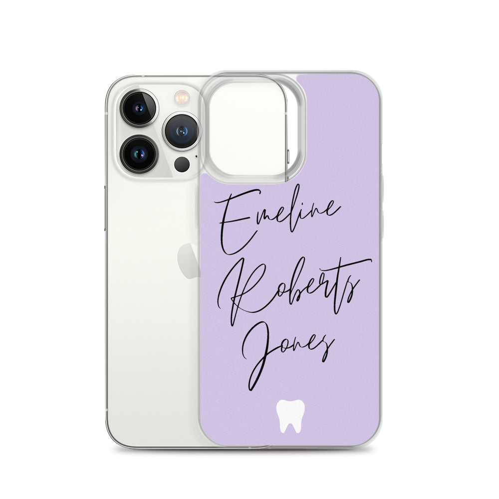 Emeline Roberts Jones Lavender Clear Case for iPhone®