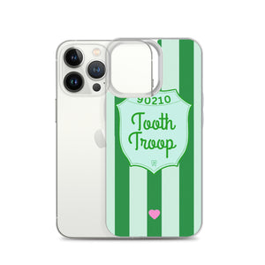 Tooth Troop Stripe Clear Case for iPhone®