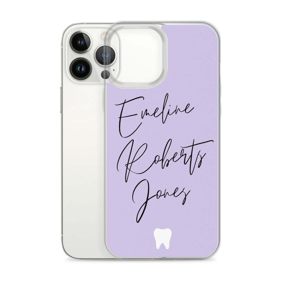 
            
                Load image into Gallery viewer, Emeline Roberts Jones Lavender Clear Case for iPhone®
            
        