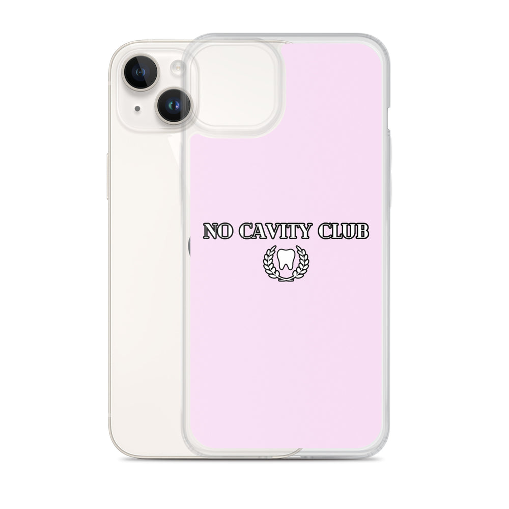 
            
                Load image into Gallery viewer, No Cavity Club Light Pink Clear Case for iPhone®
            
        