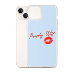 
            
                Load image into Gallery viewer, Prophy Wife in Something Blue Clear Case for iPhone®
            
        