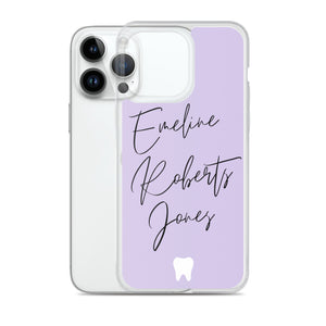 Emeline Roberts Jones Lavender Clear Case for iPhone®