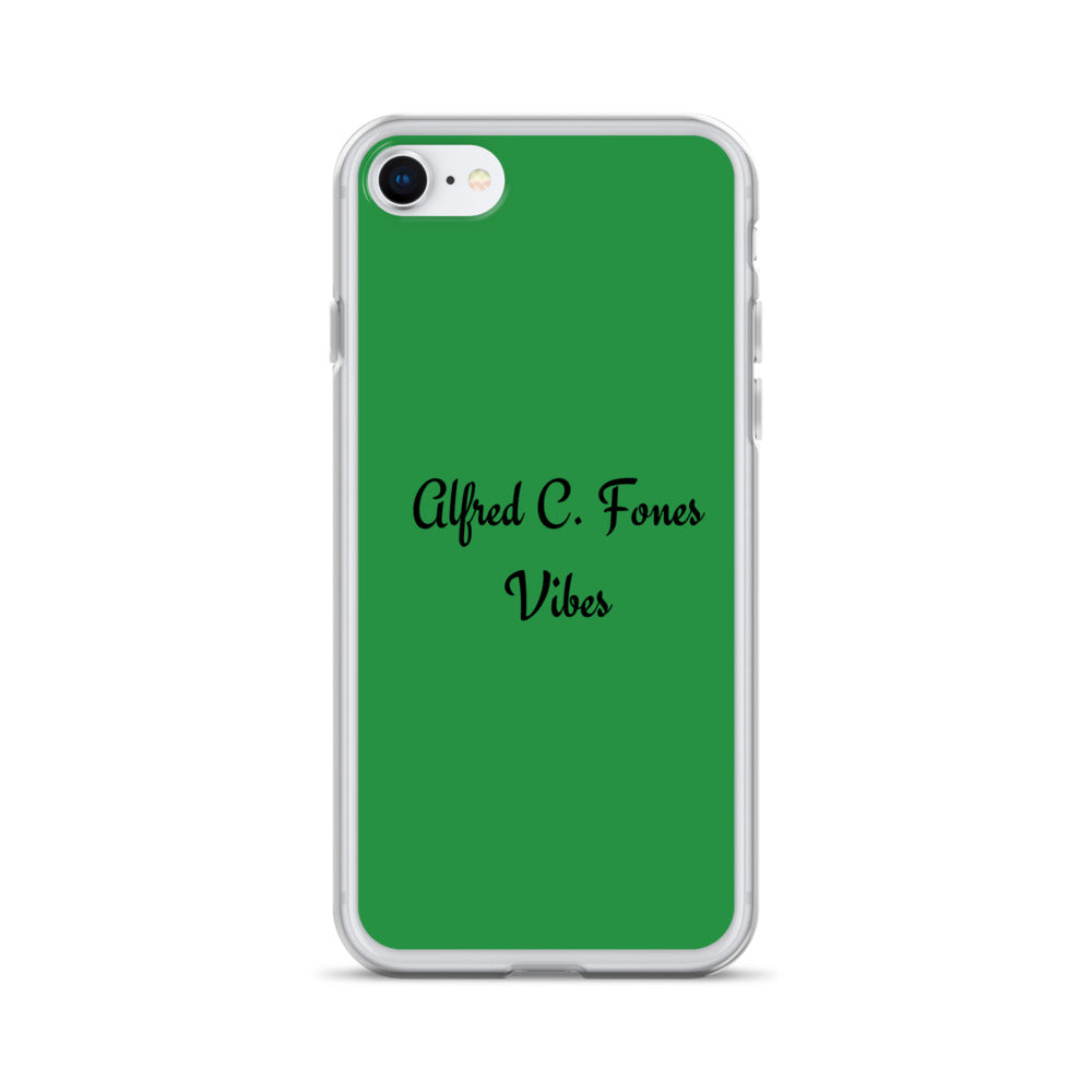 Alfred C. Phones Green Clear Case for iPhone®