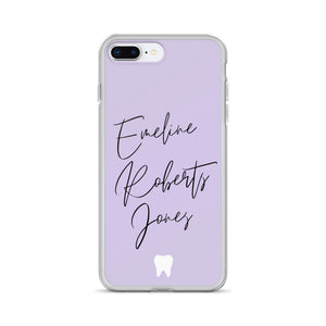 Emeline Roberts Jones Lavender Clear Case for iPhone®