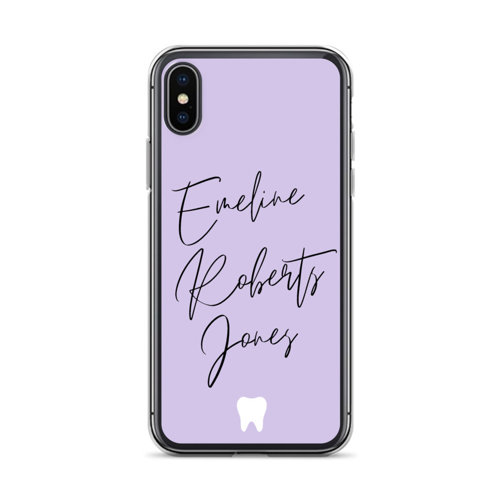 Emeline Roberts Jones Lavender Clear Case for iPhone®