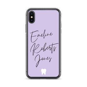 Emeline Roberts Jones Lavender Clear Case for iPhone®
