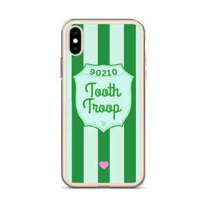 Tooth Troop Stripe Clear Case for iPhone®