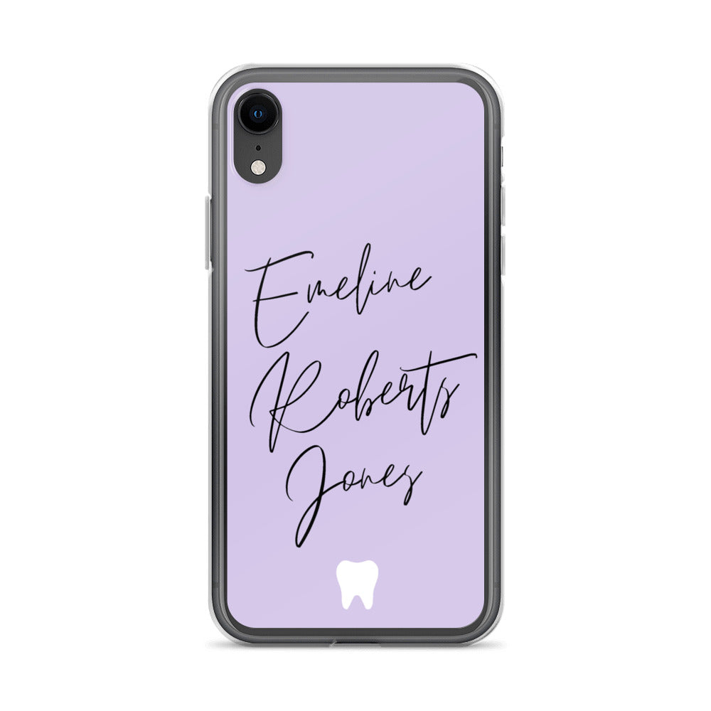 Emeline Roberts Jones Lavender Clear Case for iPhone®
