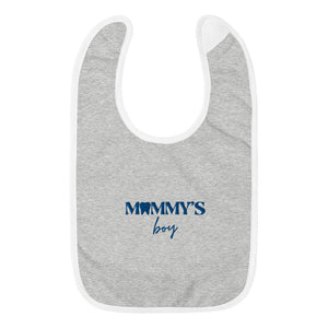 M🦷MMYs Boy (Mommy) Embroidered Baby Bib