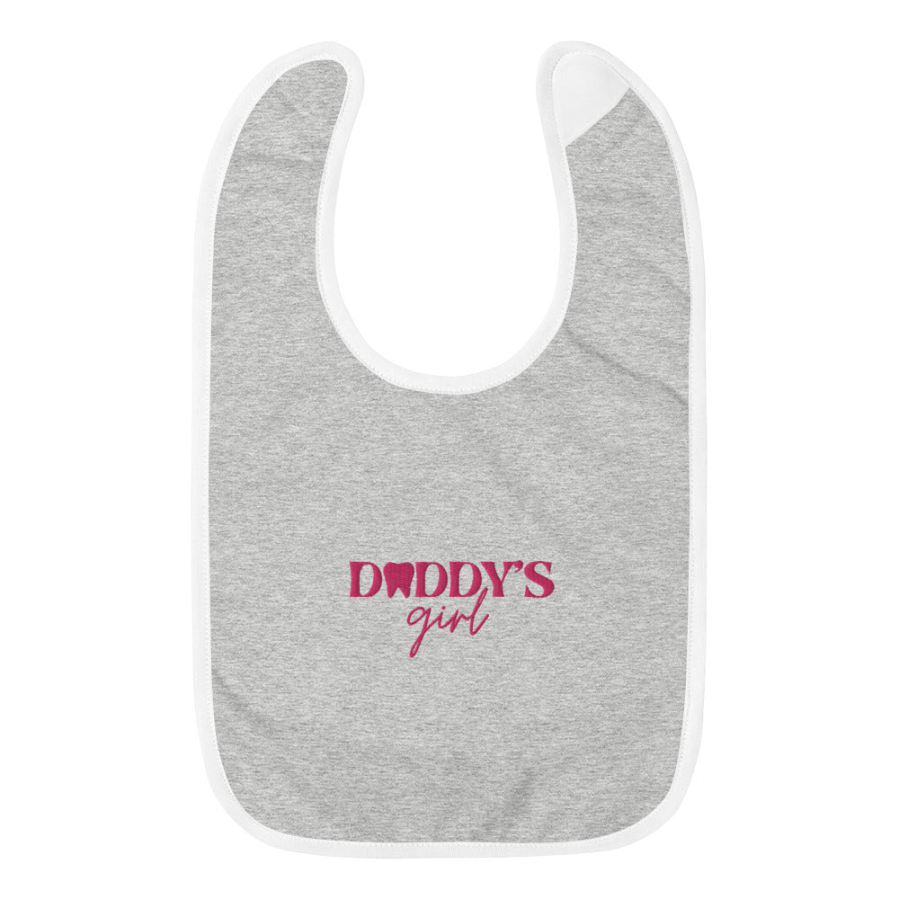 D🦷DDYs Girl (Daddy) Embroidered Baby Bib