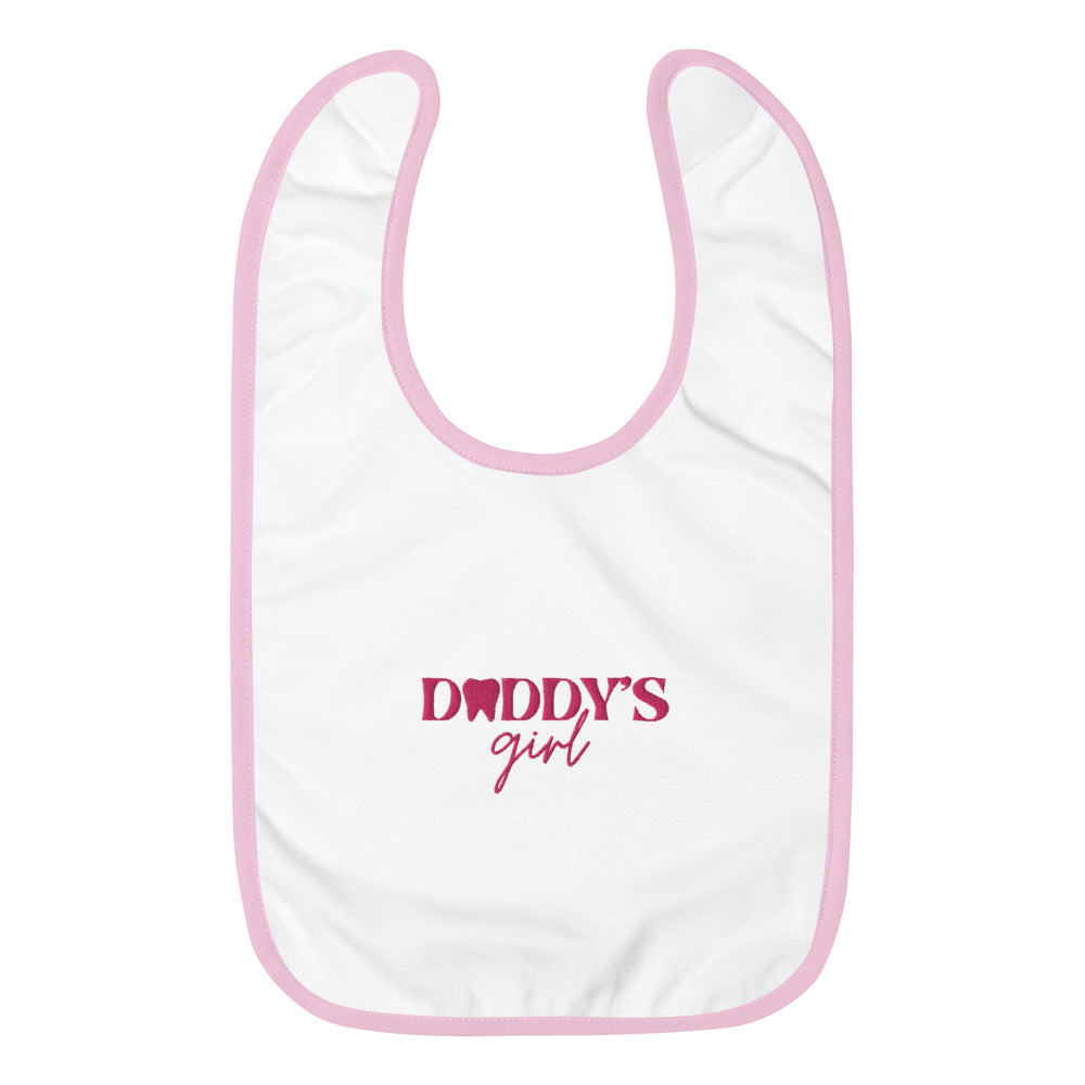 D🦷DDYs Girl (Daddy) Embroidered Baby Bib