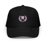 White Tooth Club Foam Trucker Hat