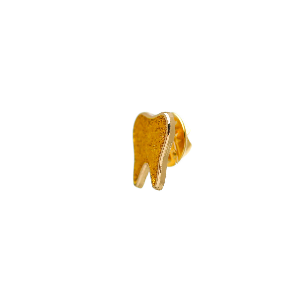 Original Tooth Pin - Gold Glitter