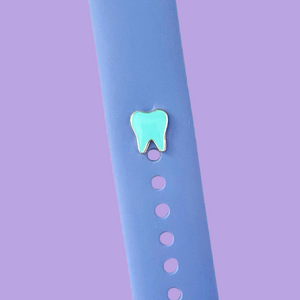 Turquoise Tooth Smartwatch Charm