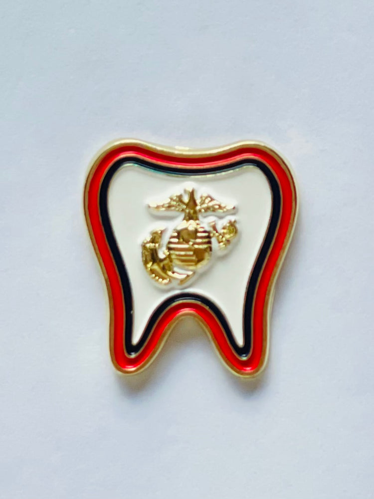 
            
                Load image into Gallery viewer, Specialty Pin- U. S. Marine Tooth Pin
            
        