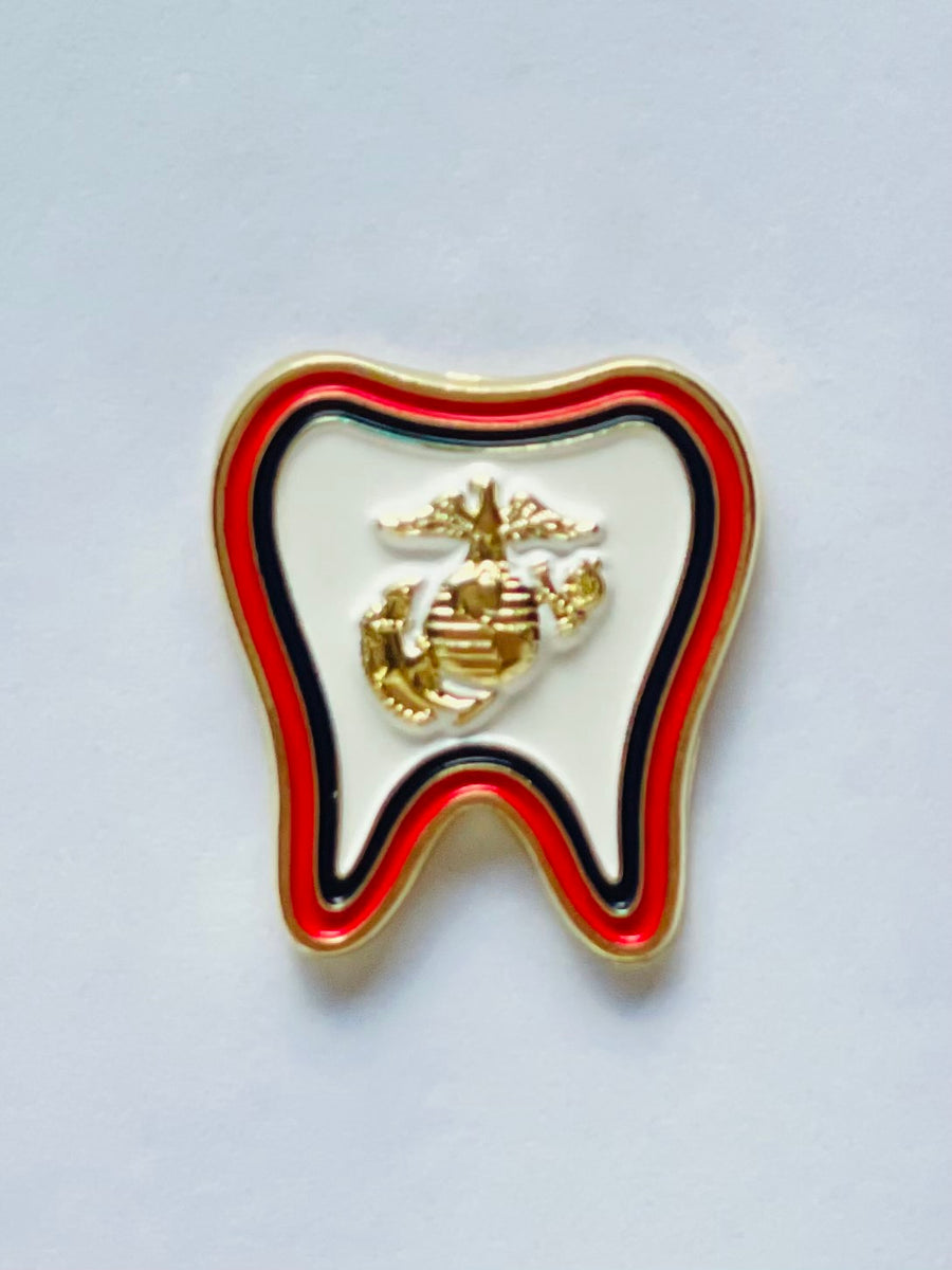 Usmc Rto Pin Specialty Pin- U. S. Marine Tooth Pin – lovely32