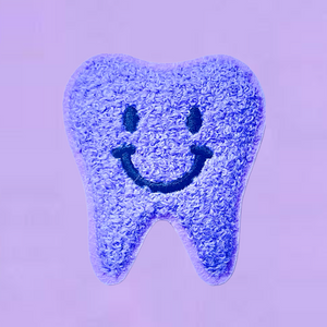 
            
                Load image into Gallery viewer, Happy Tooth Patch - Iron-on Chenille
            
        