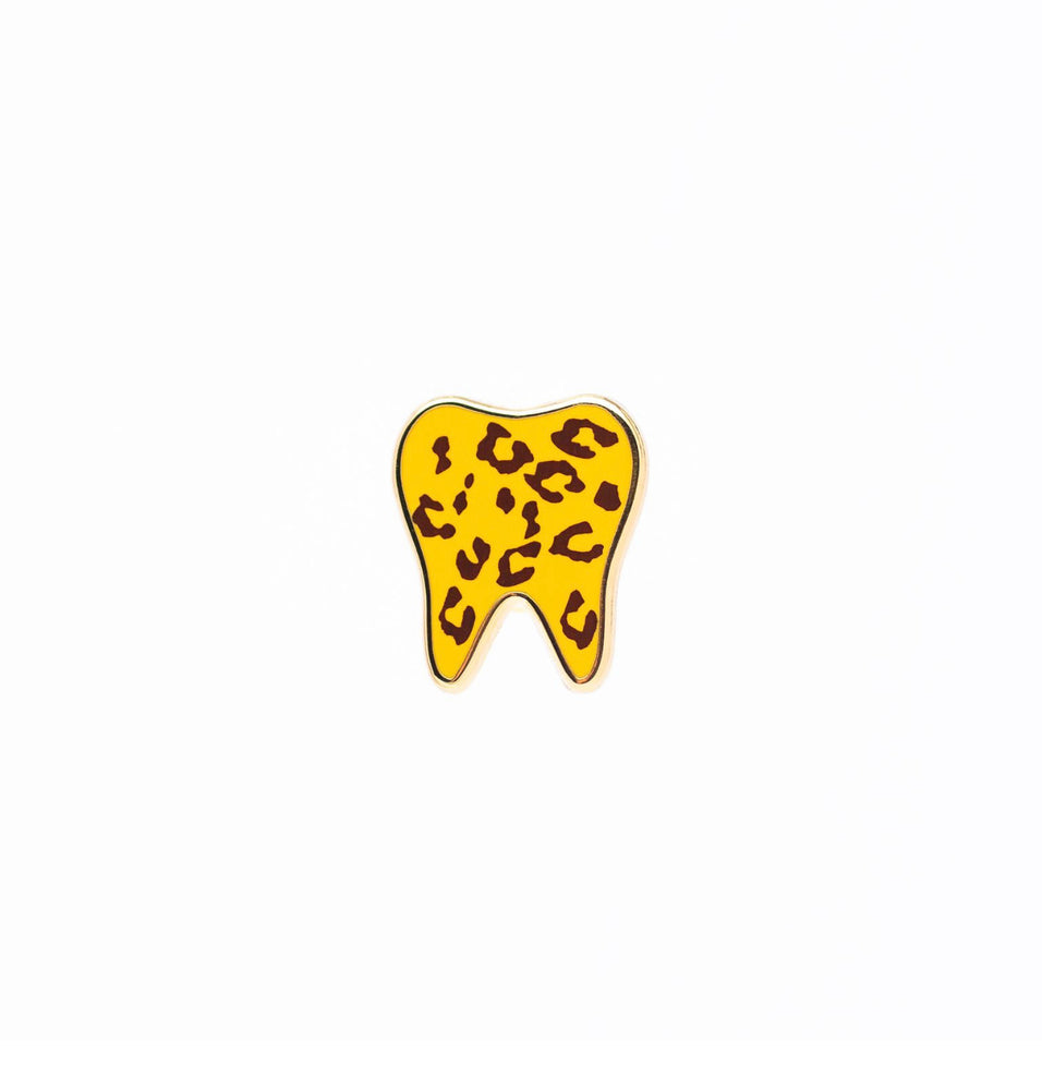 
            
                Load image into Gallery viewer, Specialty Tooth Pin - Cheetah
            
        