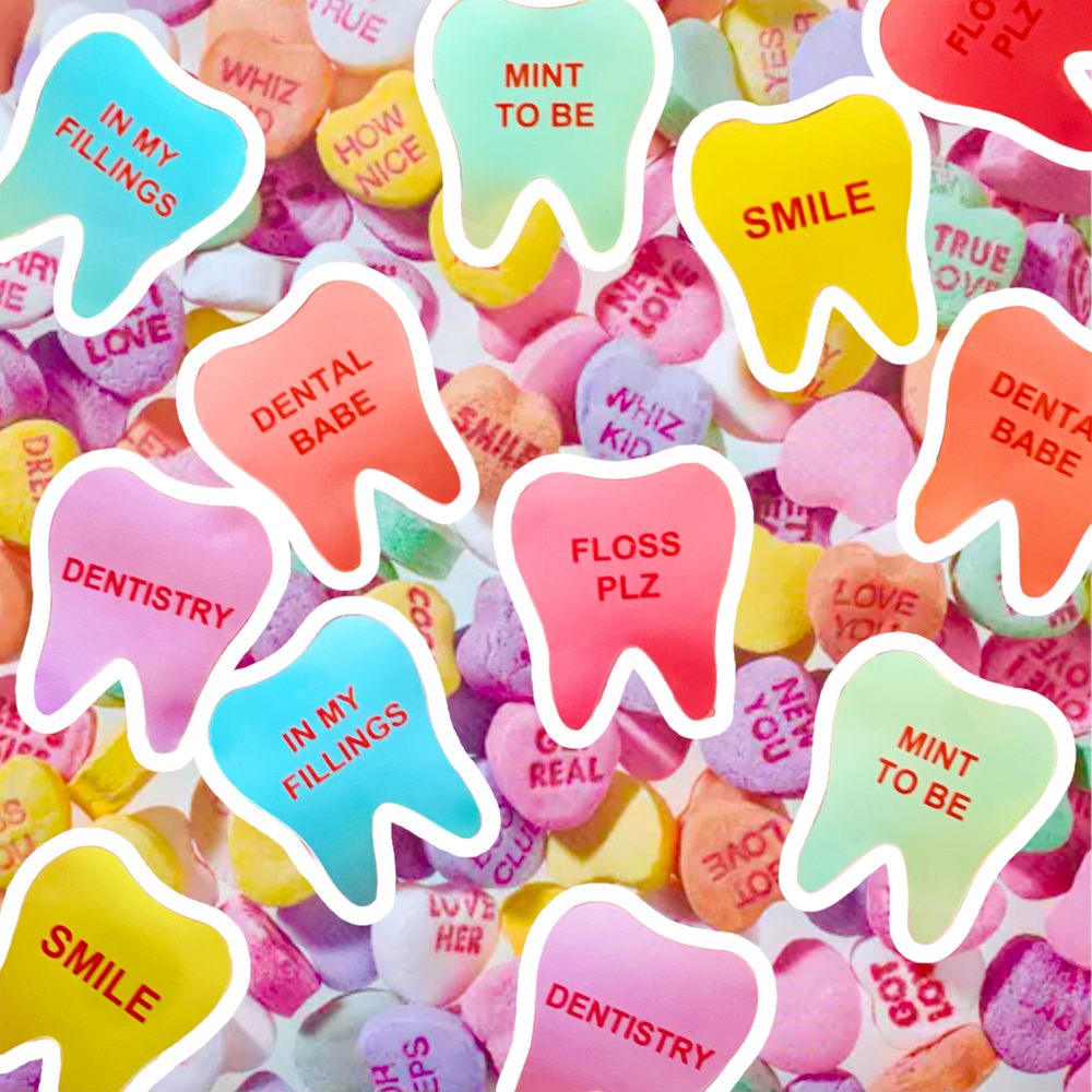
            
                Load image into Gallery viewer, Candy Tooth Sticker Sheet
            
        