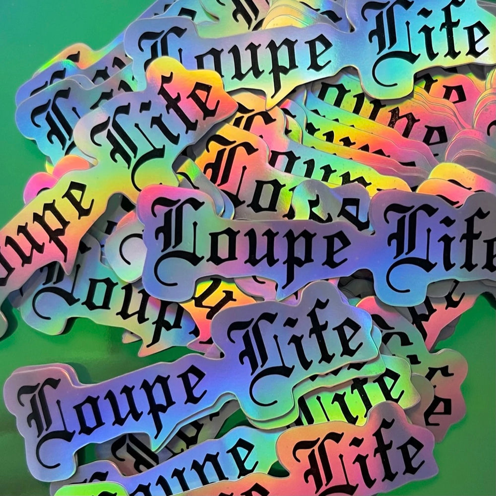 Loupe Life Sticker