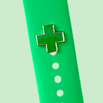 Green Cross Smart Watch Charm