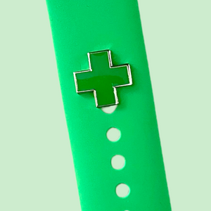 
            
                Load image into Gallery viewer, Green Cross Smart Watch Charm
            
        