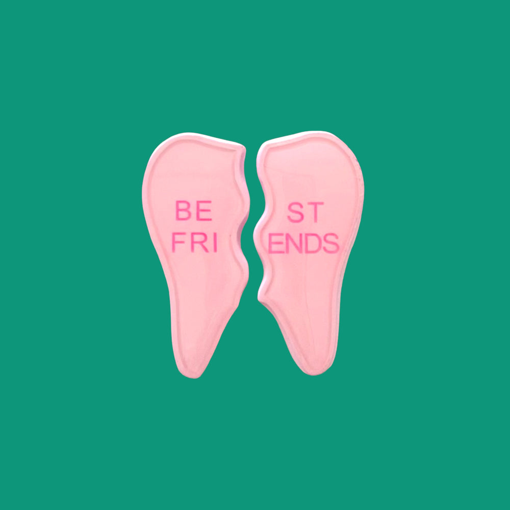 BEST FRIENDS Tooth Pin light pink