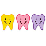 Happy Tooth Sticker Sheet - 3 colors