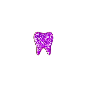 Original Tooth Pin - Lavender Glitter