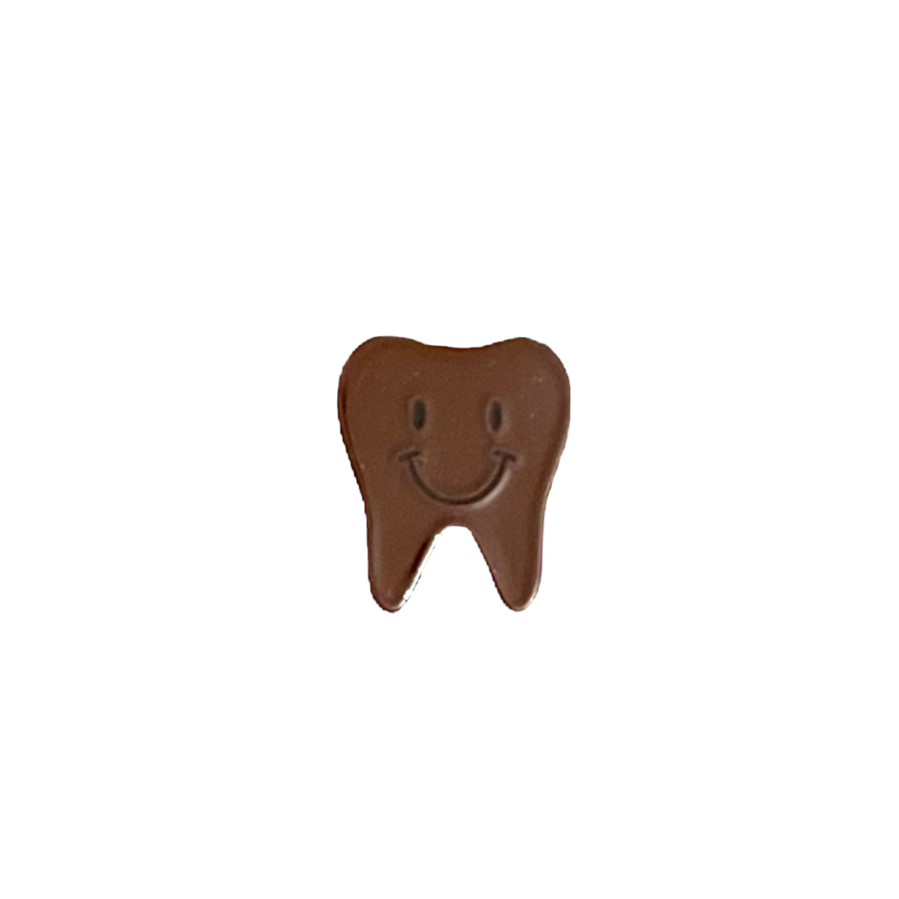 Specialty Pin -  Earth, Neutral Happy Tooth Pin