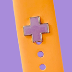 Lavender Cross Smartwatch Charm