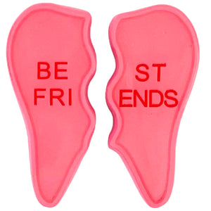 Specialty Best Friends Tooth Pin-  Pink