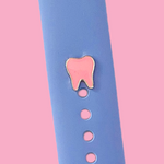 Pink Tooth Smartwatch Charm