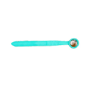 Mouth Mirror Pin - Turquoise