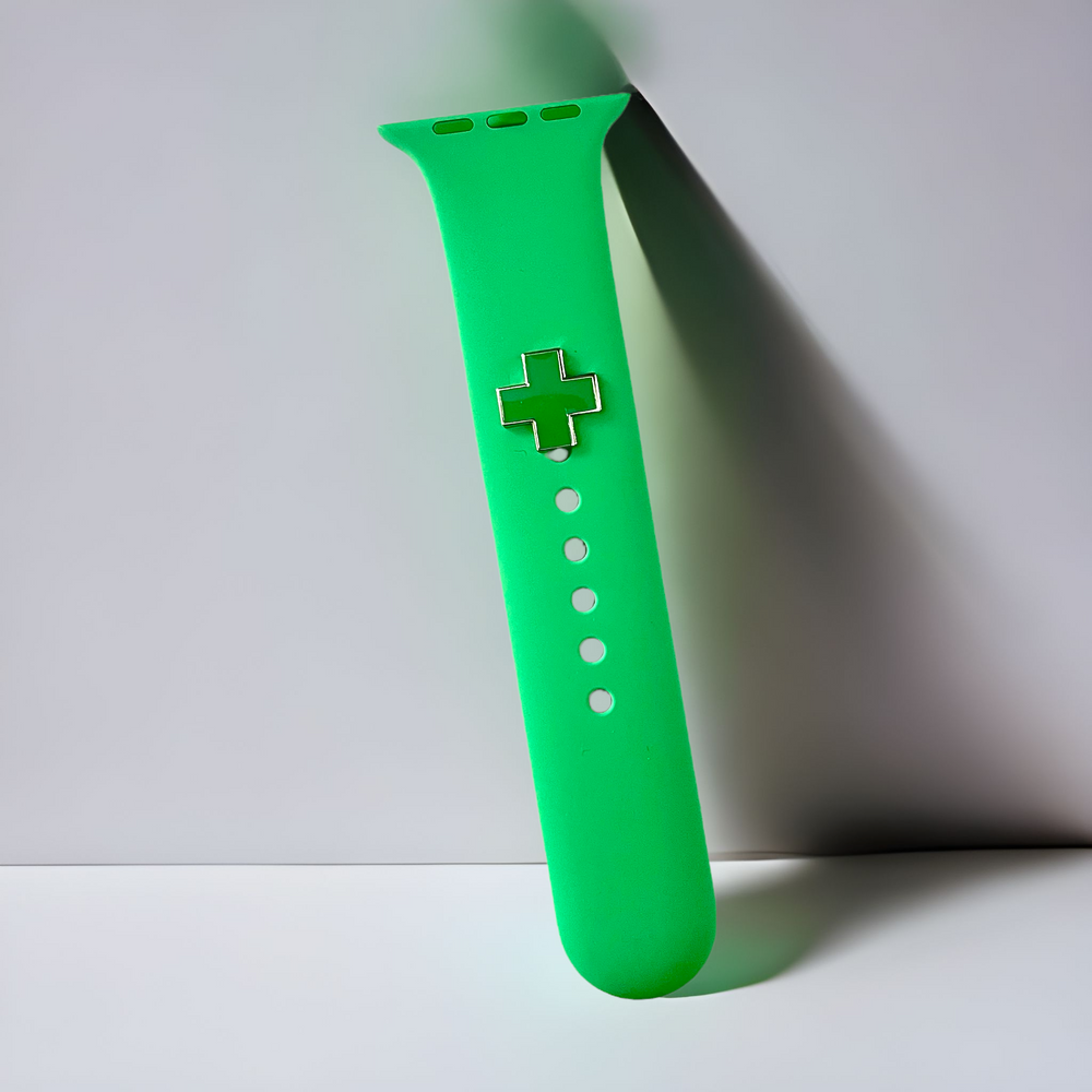 
            
                Load image into Gallery viewer, Green Cross Smart Watch Charm
            
        