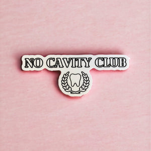 No Cavity Club Sticker