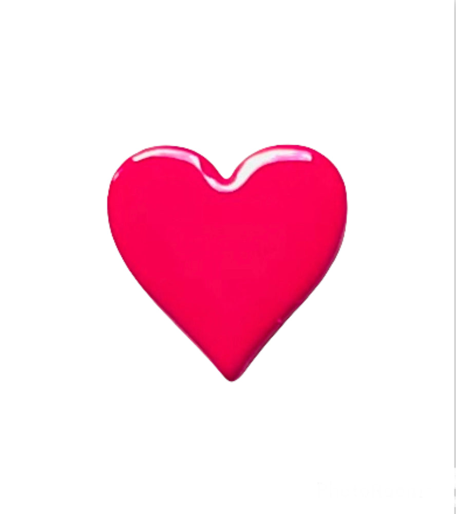 Specialty Pin- Hot Pink Heart