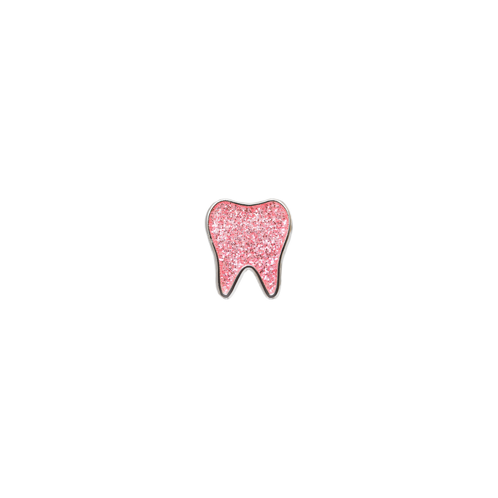 Small Tooth Pin Pink Glitter Mini Tooth Pin – lovely32