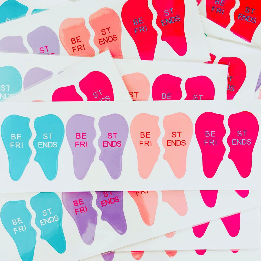 BEST FRIENDS Tooth Sticker Sheet