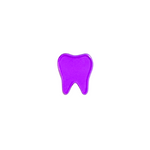 Original Tooth Pin - Purple