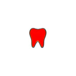 Original Tooth Pin - Orange