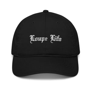 
            
                Load image into Gallery viewer, Lux Loupe Life - Black Organic Dad Hat
            
        