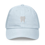 Embroidered White Tooth -Pastel Baseball Hat