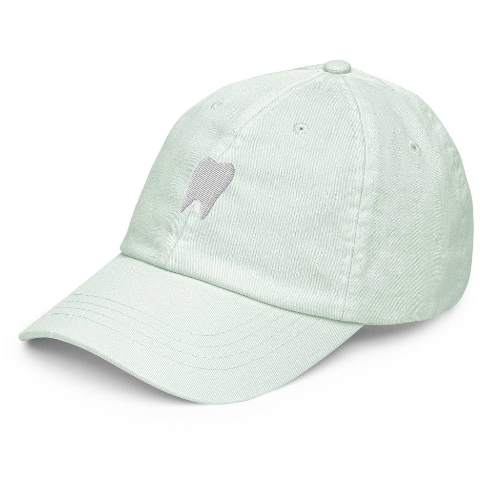 
            
                Load image into Gallery viewer, Embroidered White Tooth -Pastel Baseball Hat
            
        