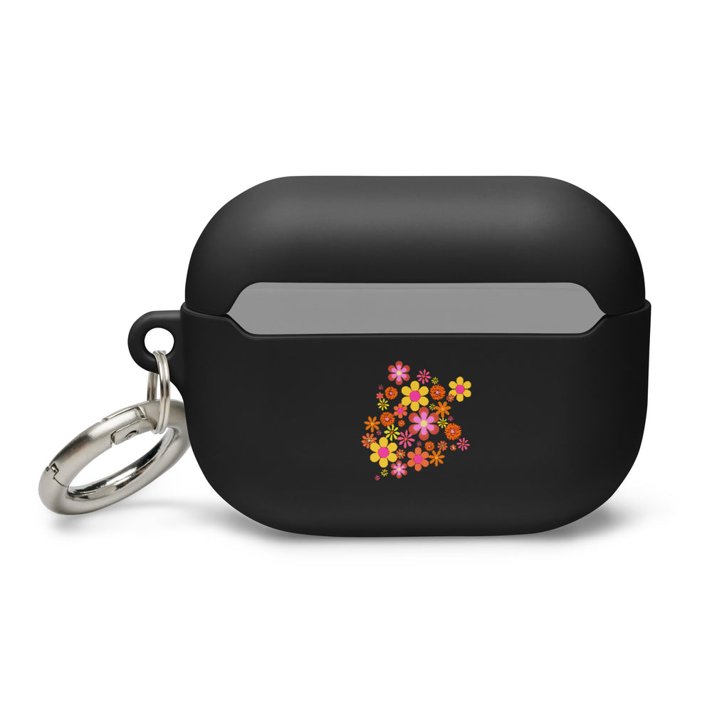 Dental Babe Retro Floral Rubber Case for AirPods®